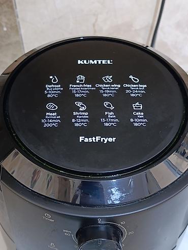 kumtel 2763: Suntek FastFryer hava fritözü - Rəng: qara - Mexaniki idarəetmə: 2 — 7