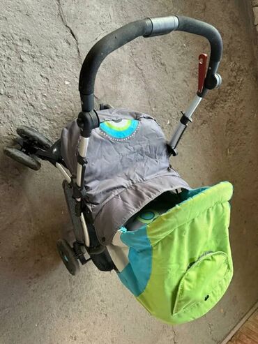 Коляски: Коляска, цвет - Серебристый, Б/у — 4