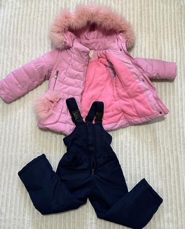 двойка теплая: Комплект, цвет - Розовый, Б/у