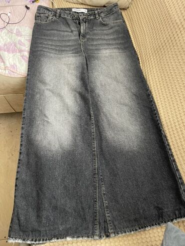 теплые юбки в клетку: Maksi Ətək, Cins, L