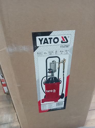 Avtoservis avadanlıqları: YATO YT-07067 pnevmatik yağlama aparatı - Həcm: 12 litr - İşçi — 1