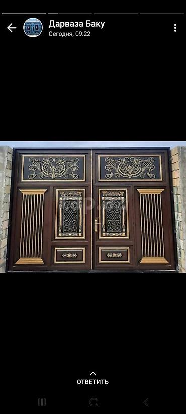 Həyət darvazaları: Salam Her Növ Qapıların Sifarişi Qebul Olunur.Gördüyümüz İşlere -da lalafo.az — 23 Həyət darvazaları: Salam Her Növ Qapıların Sifarişi Qebul Olunur.Gördüyümüz İşlere — 23