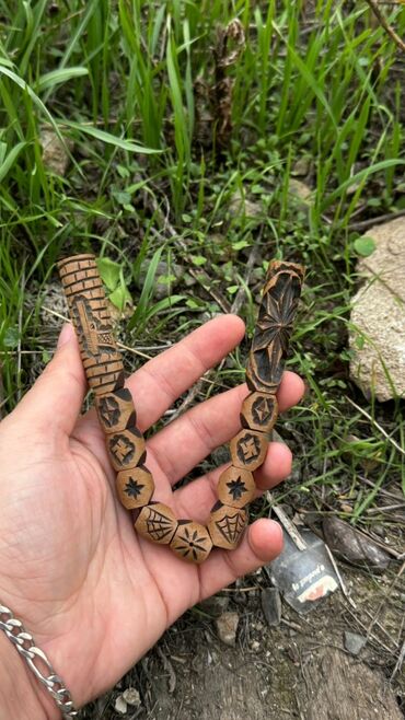 Təsbehlər: Əl işı təsbeh və aksessuarlar dəsti Məhsul təsviri: - Tünd rəngli — 7