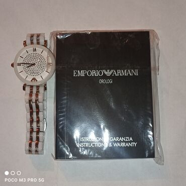 qadin saat: Новый, Наручные часы, Emporio Armani, цвет - Белый
