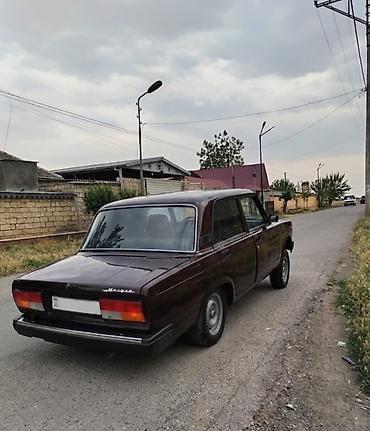опель зафира а: VAZ 2107, klassik sedan - Kuzov: 4 qapılı sedan, tünd albalı rəng - — 1