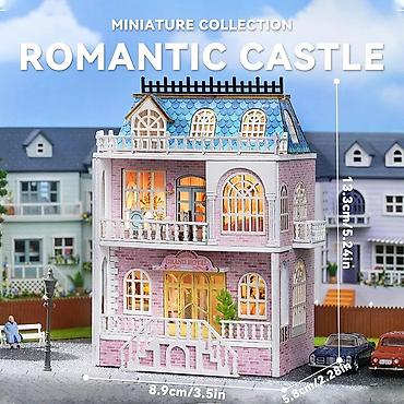 🏡 Миниатюрный домик Romantic Castle — настоящий мир в маленьком