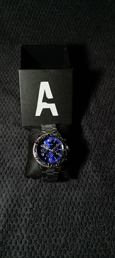 Qol saatları: Mavi Premium class saatlar 💙✨ Gümüş detallarla, işıqda parlayan dizayn — 7