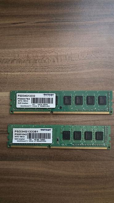 oyuncu komputer: Patriot Desktop RAM modulları - Modellər: PSD34G13332 və PSD34G133381 — 1