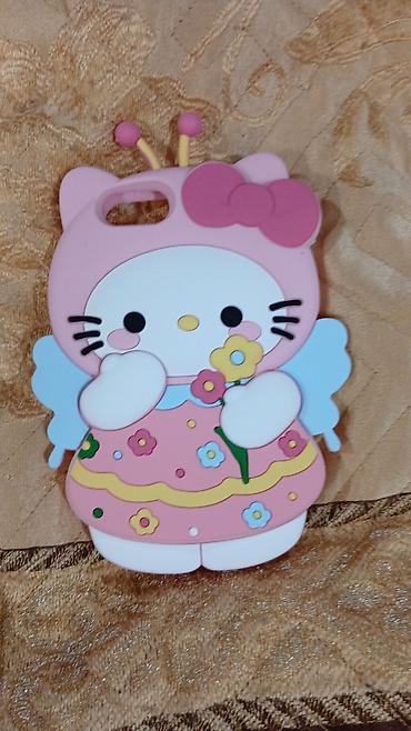 Силиконовый чехол в виде персонажа Hello Kitty (объёмный 3D-дизайн)