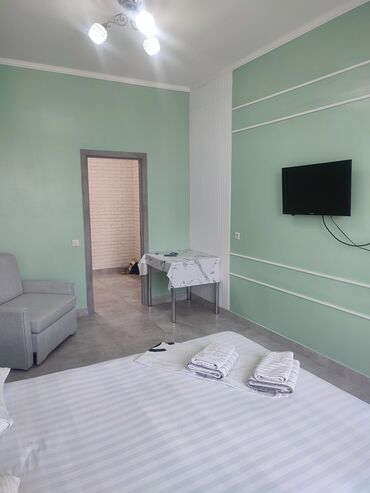 Посуточная аренда квартир: 1 комната, Постельное белье, Кондиционер, Бытовая техника — 8