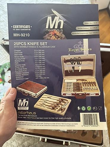 cib bıçağı: Millerhaus MH-9210 – 25 parçalı bıçaq dəsti (Royal Series) — 3
