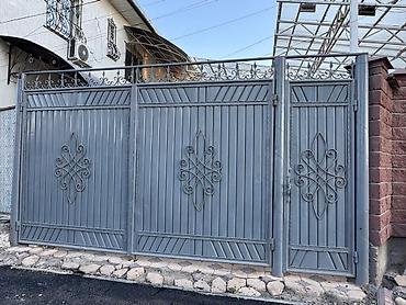 Металлические распашные ворота с калиткой Продам металлические ворота