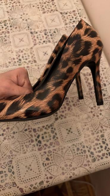 Туфли: Leopard naxışlı qadın klassik tuflilər - Brend/Model: Daxildə — 10