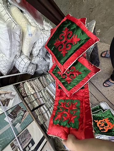 bed sheets: Комплект для Машины с этническим орнаментом. - Состав набора — 9