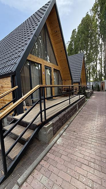 село лесное: Иссык-Куль Аренда уютного деревянного домика с мансардой и современной — 1