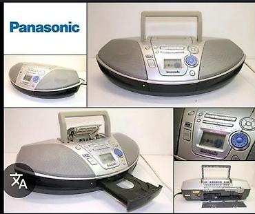 maqnitafon kasset: Panasonic maqintafon. Disk kaset radio hamsi var tezedir demek olarki — 1