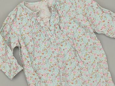 kombinezon granatowy w kwiaty: Blouse, 12-18 months, condition - Very good