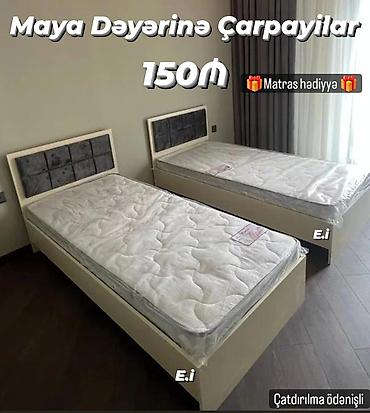 dowek: Başlıq: Tək nəfərlik çarpayı – maya dəyərinə - Qiymət: 150₼ (şəkildə — 1