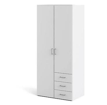 bulud mebel: Düz dolab, Yataq otağı üçün, Paltar üçün, Açılan, Korpuslu, 2 qapılı — 9