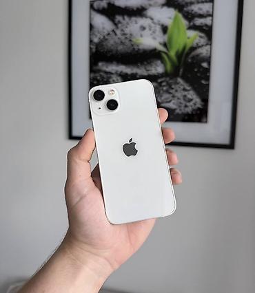 IPhone 13, 128 GB, Ağ, Zəmanət, Simsiz şarj, Face ID