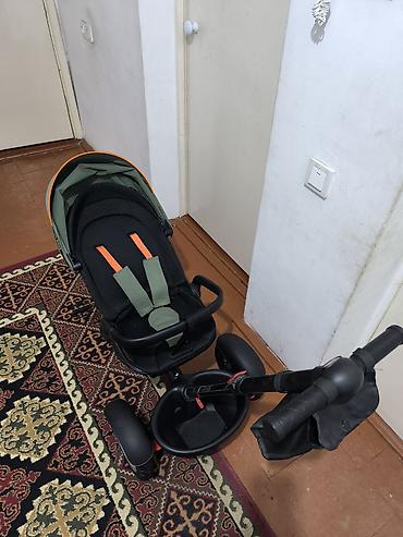 Детские велосипеды: Детский трехколесный велосипед-каталка Skillmax с родительской ручкой — 12