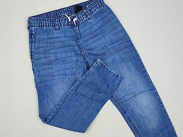 tn koszulka: Spodnie jeansowe, H&M, 9 lat, 128/134, stan - Bardzo dobry — 1
