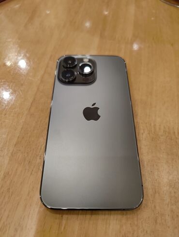 apple 5: IPhone 13 Pro, 128 GB, Graphite, Zəmanət, Qırıq, Barmaq izi