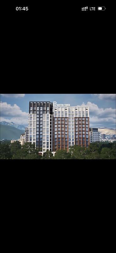 горам: 3 комнаты, 87 м², Орто-Сай с. Элитка, 8 этаж, ПСО (под самоотделку) — 3