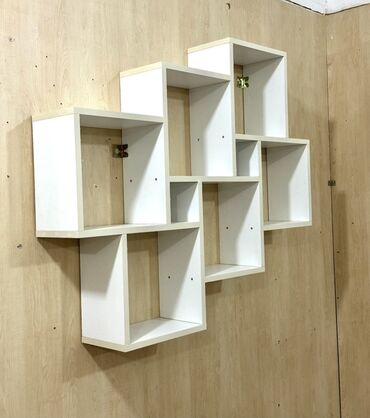 3d divar panelləri: Dekorativ rəf, Düz
