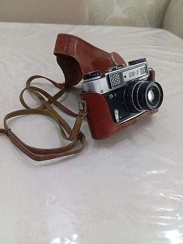 Фото и видеокамеры: FED-5 film fotoaparatı + orijinal dəri futlyar və kəmər - Tip: 35 mm — 3