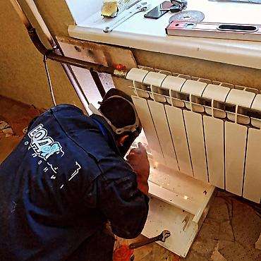 Отопление: Теплый пол, Установка батарей, Установка котлов Гарантия, Монтаж, Бесплатный выезд Больше 6 лет опыта — 24