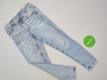 stadivarius cargo: Spodnie jeansowe, Zara, 9 lat, 128/134, stan - Idealny — 2
