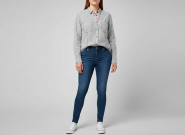 tommy hilfiger basic t shirty: Edc by Esprit, Сорочка жіноча, розмір XL