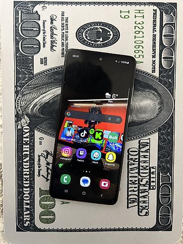 Samsung: Samsung Galaxy A52, 128 GB, rəng - Qara, Barmaq izi, Face ID — 2