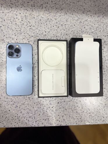 i̇şlənmiş telfonlar: IPhone 13 Pro, 512 GB, Blue Titanium, Face ID