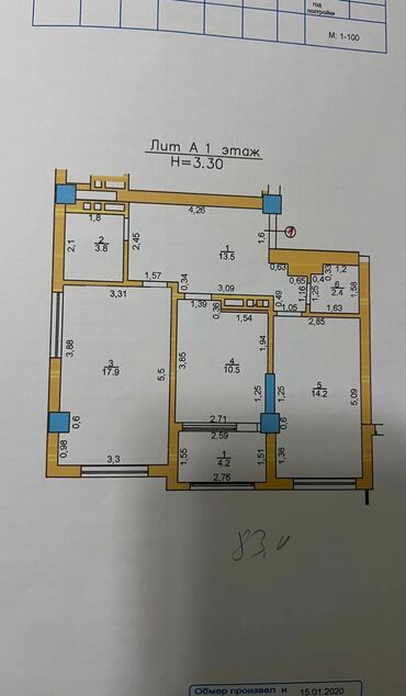 Продажа квартир: 2 комнаты, 66 м², Элитка, 1 этаж, Евроремонт — 10