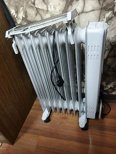 pec radiatoru: Yağ tipli elektrik radiatori - Rəng: ağ/gümüşü - 9 bölməli yağ — 1