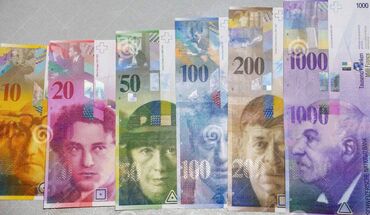 Купюры: Куплю, обмен швейцарские франки 8 серии, бумажные английские фунты и