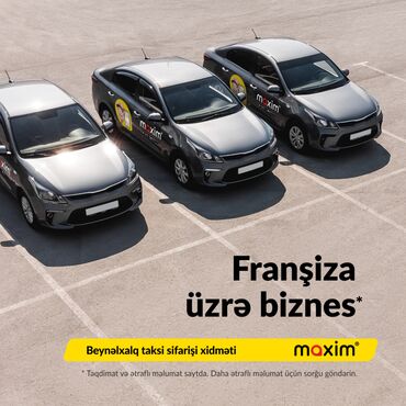 Biznes üçün avadanlıq: Şəhərinizdə Maxim xidməti franchise ilə taksi sifariş biznesini açın