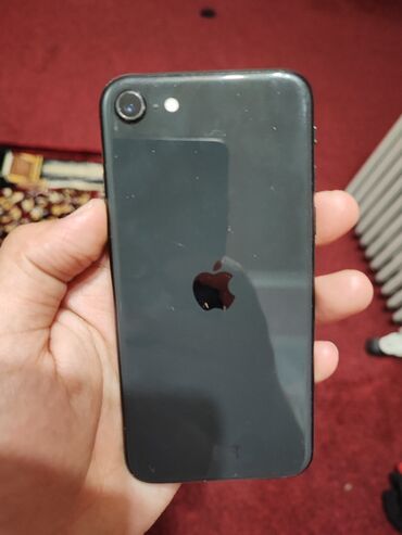 ноутбук ош цена: IPhone SE 2020, Колдонулган, 64 ГБ, Black Titanium, Каптама, 74 %
