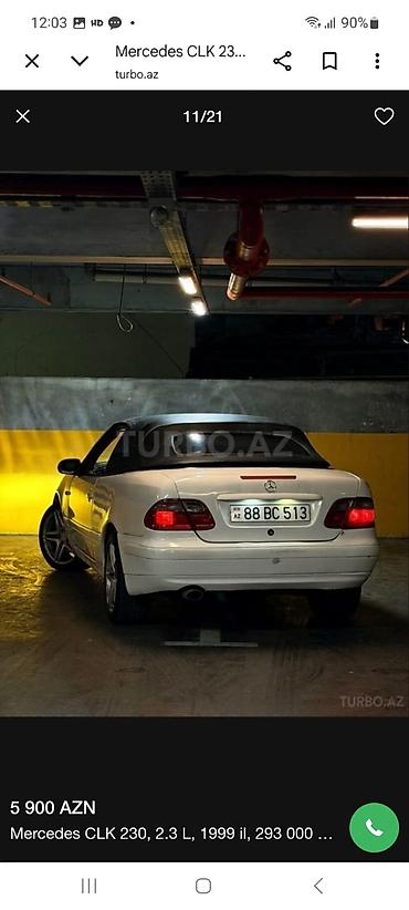 mercedes disklər: Mercedes-Benz SLK 230: 2.3 l | 1999 il Kabriolet — 6