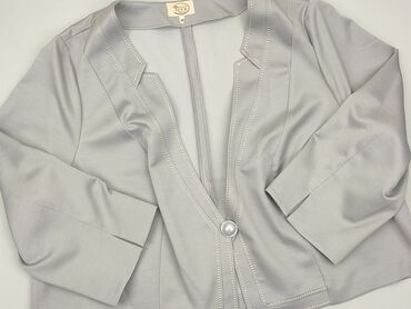 szorty szare damskie: Women's blazer 5XL (EU 50), condition - Very good