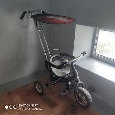 trike: Детский трехколесный велосипед с родительской ручкой и козырьком — 2