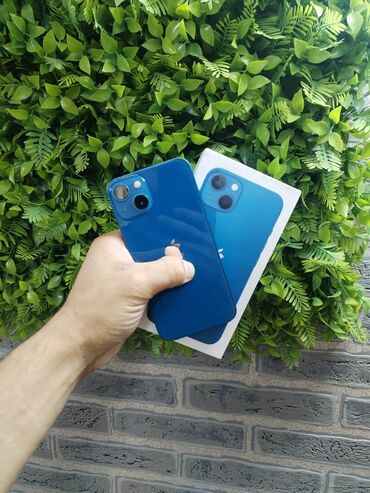 кнопочный телефон apple: IPhone 13, 128 ГБ, Blue Titanium, Кредит, Беспроводная зарядка, Face ID