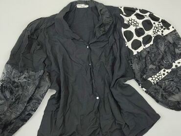 czarne bluzki do garnituru: Bluzka Damska, 3XL, stan - Dobry
