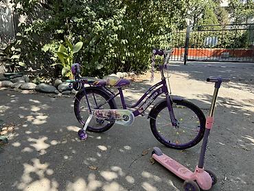 Балдар транспорту: Детский велосипед «Принцесса» (фиолетовый) - Размер колес: 20" — 7