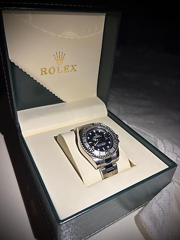 Aksesuarlar: Yeni, Qol saatı, Rolex, rəng - Qara — 7