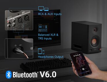 Musiqi mərkəzləri: 🎼 Edifier MR5 Tri-amped Studio Monitor (110W) Edifier MR5 Black — 7