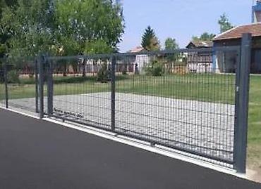 Proizvodi od rolovanog metala, metalni kanali: 🚪 KLIZNE KAPIJE – ISPUNA PANEL 2D I 3D 📍 Fence System doo Bulevar — 9