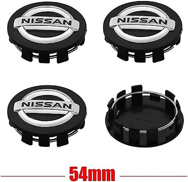 moze razmena: Cepovi za aluminijumske felne Nissan 54mm. Komplet sadrzi 4 komada — 2